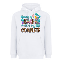 White being a teacher makes my life complate Heavyweight Hoodie - AdoDesignShop