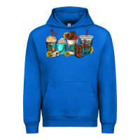 Cobalt western coffee cups Urban Hoodie - NancyCooperArtShop