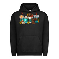 Pigment Black western coffee cups Urban Hoodie - NancyCooperArtShop