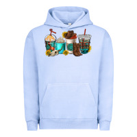 Pigment Grape Ice western coffee cups Urban Hoodie - NancyCooperArtShop