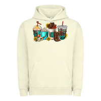Pigment Pistachio western coffee cups Urban Hoodie - NancyCooperArtShop
