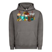 Pigment Tornado western coffee cups Urban Hoodie - NancyCooperArtShop