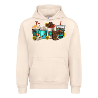 Sandshell western coffee cups Urban Hoodie - NancyCooperArtShop