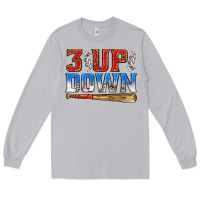 Moon Dust 3 up 3 down baseball Long Sleeve Tee - texasbilliewilder