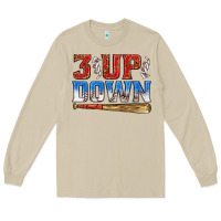 Mushroom 3 up 3 down baseball Long Sleeve Tee - texasbilliewilder