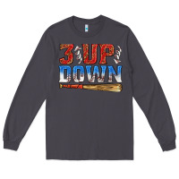 Smoke 3 up 3 down baseball Long Sleeve Tee - texasbilliewilder