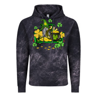 Cloud Black st patricks truck and gnome Vintage Hoodie - AdoDesignShop