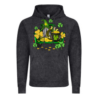 Vintage Black st patricks truck and gnome Vintage Hoodie - AdoDesignShop