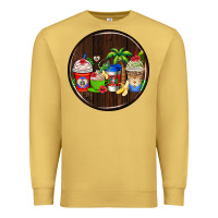 Antique Gold dominican republic coasters Premium Sweatshirt - AdoDesignShop