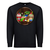 Black dominican republic coasters Premium Sweatshirt - AdoDesignShop