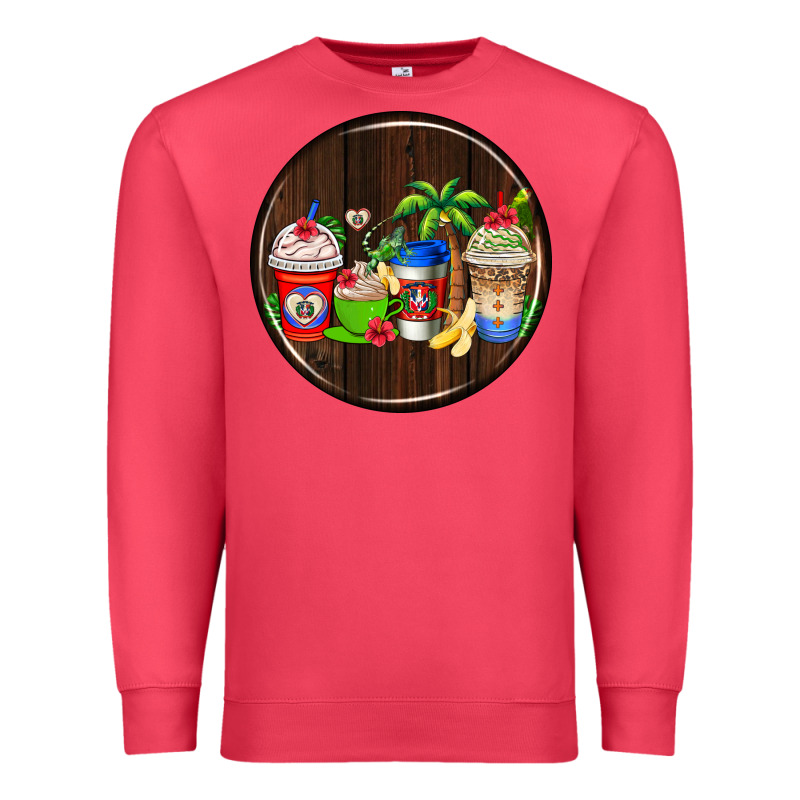 Dominican Republic Coasters Premium Sweatshirt by AdoDesignShop | Teevron
