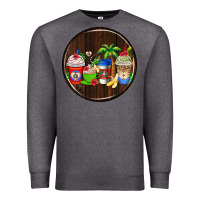 Charcoal Heather dominican republic coasters Premium Sweatshirt - AdoDesignShop