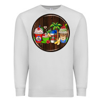 Dove Grey dominican republic coasters Premium Sweatshirt - AdoDesignShop