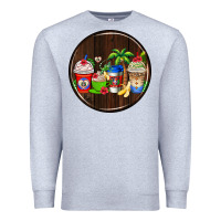 Heather Grey dominican republic coasters Premium Sweatshirt - AdoDesignShop