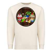 Sandshell dominican republic coasters Premium Sweatshirt - AdoDesignShop