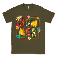 Army Green summer with fruit Classic Tee - texasbilliewilder