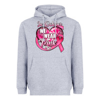 Heather Grey in october we wear pink heart Heavyweight Hoodie - JahusDesignShop