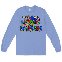 Colony Blue dad of a warrior Long Sleeve Tee - Zillion Design Studio