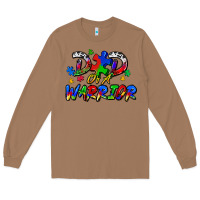 Toasted Coconut dad of a warrior Long Sleeve Tee - Zillion Design Studio