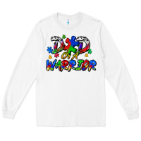 White dad of a warrior Long Sleeve Tee - Zillion Design Studio