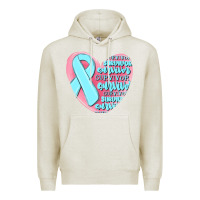 Oatmeal Heather survivor malia Premium Hoodie - MaliasSmallBusiness