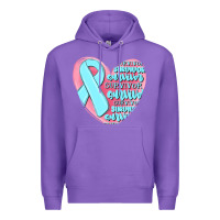 Purple survivor malia Premium Hoodie - MaliasSmallBusiness