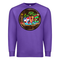 Purple dominican republic coasters Premium Sweatshirt - AdoDesignShop
