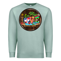 Seafoam dominican republic coasters Premium Sweatshirt - AdoDesignShop