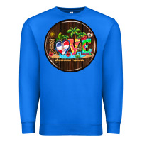 True Royal dominican republic coasters Premium Sweatshirt - AdoDesignShop
