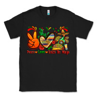 Black peace love cinco de mayo Classic Tee - Zillion Design Studio