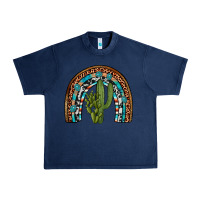 Navy revize cactus gemstone rainbow Urban Heavy Tee - Artiststas