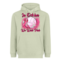 Matcha in october we wear pink breast cancer valleybal Heavyweight Hoodie - JahusDesignShop
