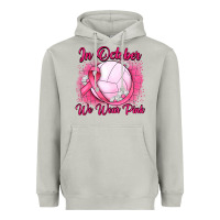 Moon Dust in october we wear pink breast cancer valleybal Heavyweight Hoodie - JahusDesignShop