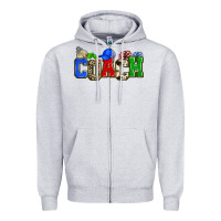 Heather Grey coach Zipper Hoodie - Zillion Design Studio
