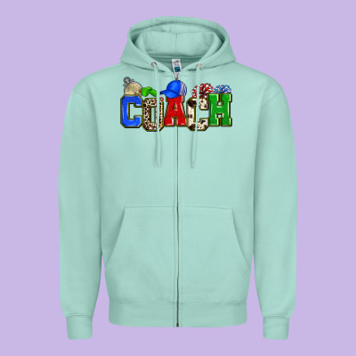 Coach Zipper Hoodie Designed By Zillion Design Studio