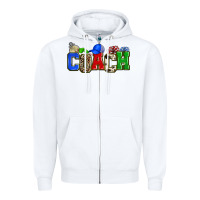 White coach Zipper Hoodie - Zillion Design Studio