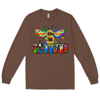 Chestnut bee kind autism Long Sleeve Tee - Zillion Design Studio