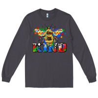 Smoke bee kind autism Long Sleeve Tee - Zillion Design Studio