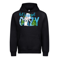 Black lets get cozy Urban Hoodie - NancyCooperArtShop
