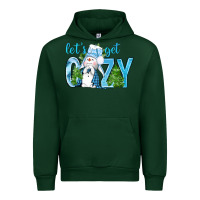 Foreset Green lets get cozy Urban Hoodie - NancyCooperArtShop