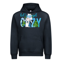 Navy lets get cozy Urban Hoodie - NancyCooperArtShop