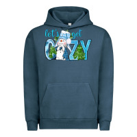 Pigment Midnight Navy lets get cozy Urban Hoodie - NancyCooperArtShop