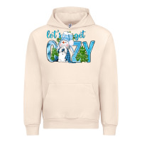 Sandshell lets get cozy Urban Hoodie - NancyCooperArtShop