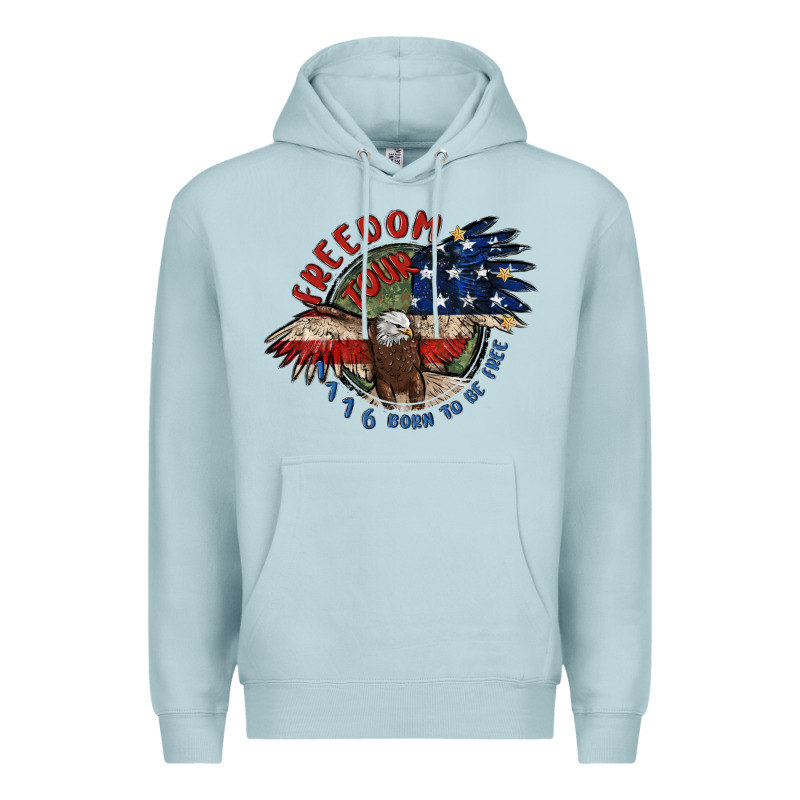 Freedom Tour Premium Hoodie by MaliasSmallBusiness | Teevron