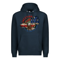Navy freedom tour Premium Hoodie - MaliasSmallBusiness