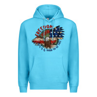 Ocean Blue freedom tour Premium Hoodie - MaliasSmallBusiness