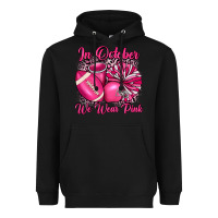 Black in october we wear pink cheer with football breast Heavyweight Hoodie - JahusDesignShop