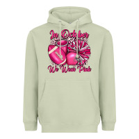 Matcha in october we wear pink cheer with football breast Heavyweight Hoodie - JahusDesignShop