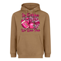 Toasted Coconut in october we wear pink cheer with football breast Heavyweight Hoodie - JahusDesignShop
