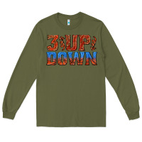 Army Green 3 up 3 down basketball Long Sleeve Tee - texasbilliewilder